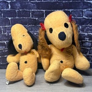 Vintage 1970s Animal Fair Henry and Henrietta Plush Toys